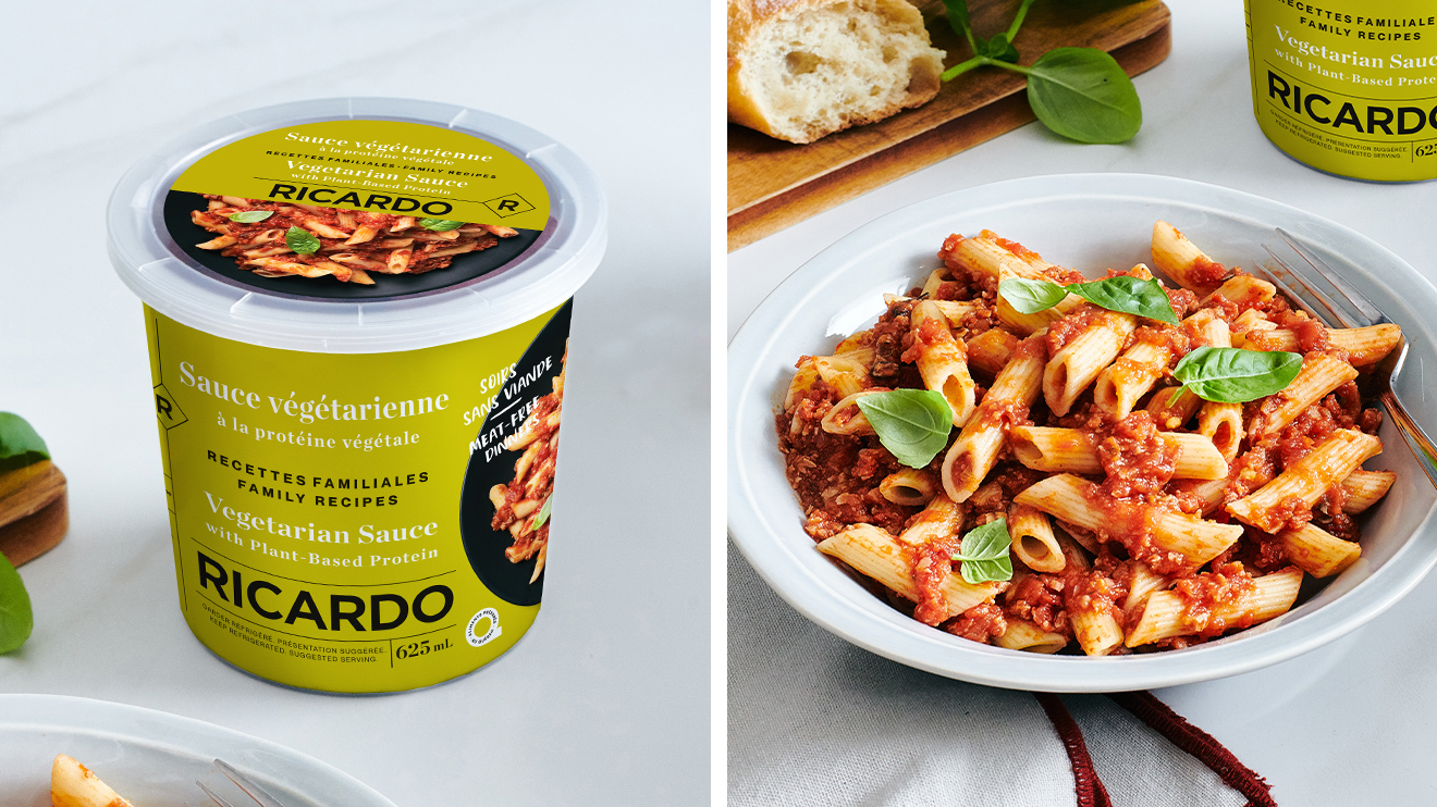 Des plats de pâtes simplifiés avec les sauces RICARDO RICARDO